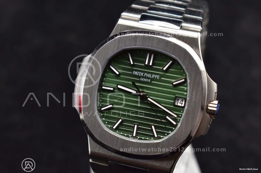 Clone Best Bracelet 426 Edition A324 WaterResistant Green 3KF 1A V Nautilus 5711 SS Dial Textured Super 1:1 On 0724
